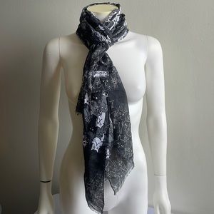 Grey Cat Scarf